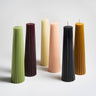 Various Greentree 8” Petite Pillar candles