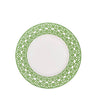 Caskata - Newport Garden Gate Verde Salad Plate - Vibrant Green Color