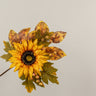 Autumn Sunflower Fields Pick 14”. Sunflower, berries, and leaves.