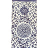 Caspari ‘Indigo Garden Blue/White’ Bottle Bag with blue rope handle