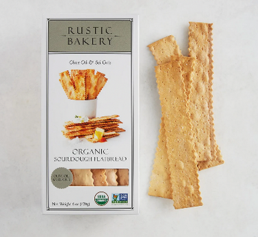 Olive Oil & Sel Gris Flatbread Crackers