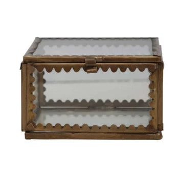 Brass and Glass Display Box